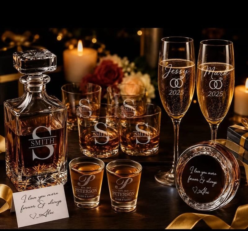 Personalized Glassware Set